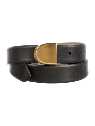 Donna Karan Skinny Leather Belt