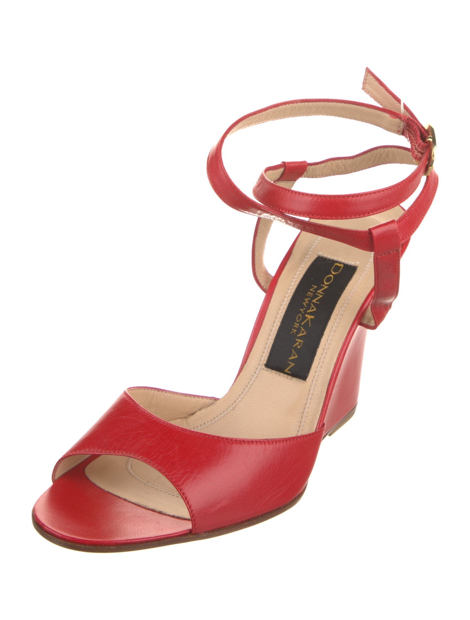 Donna Karan Leather Sandals