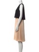 Donna Karan Colorblock Pattern Knee-Length Dress