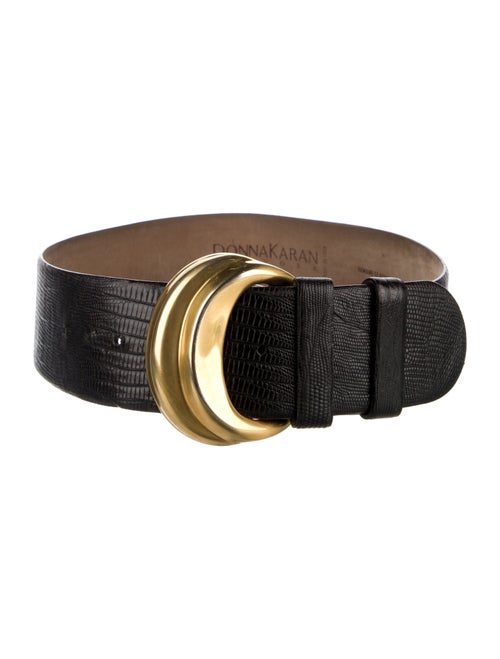 Donna Karan Wide Leather Belt