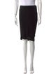 Donna Karan Pleated Accents Knee-Length Skirt