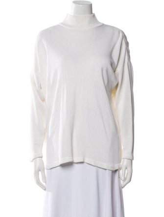 Donna Karan Mock Neck Sweater