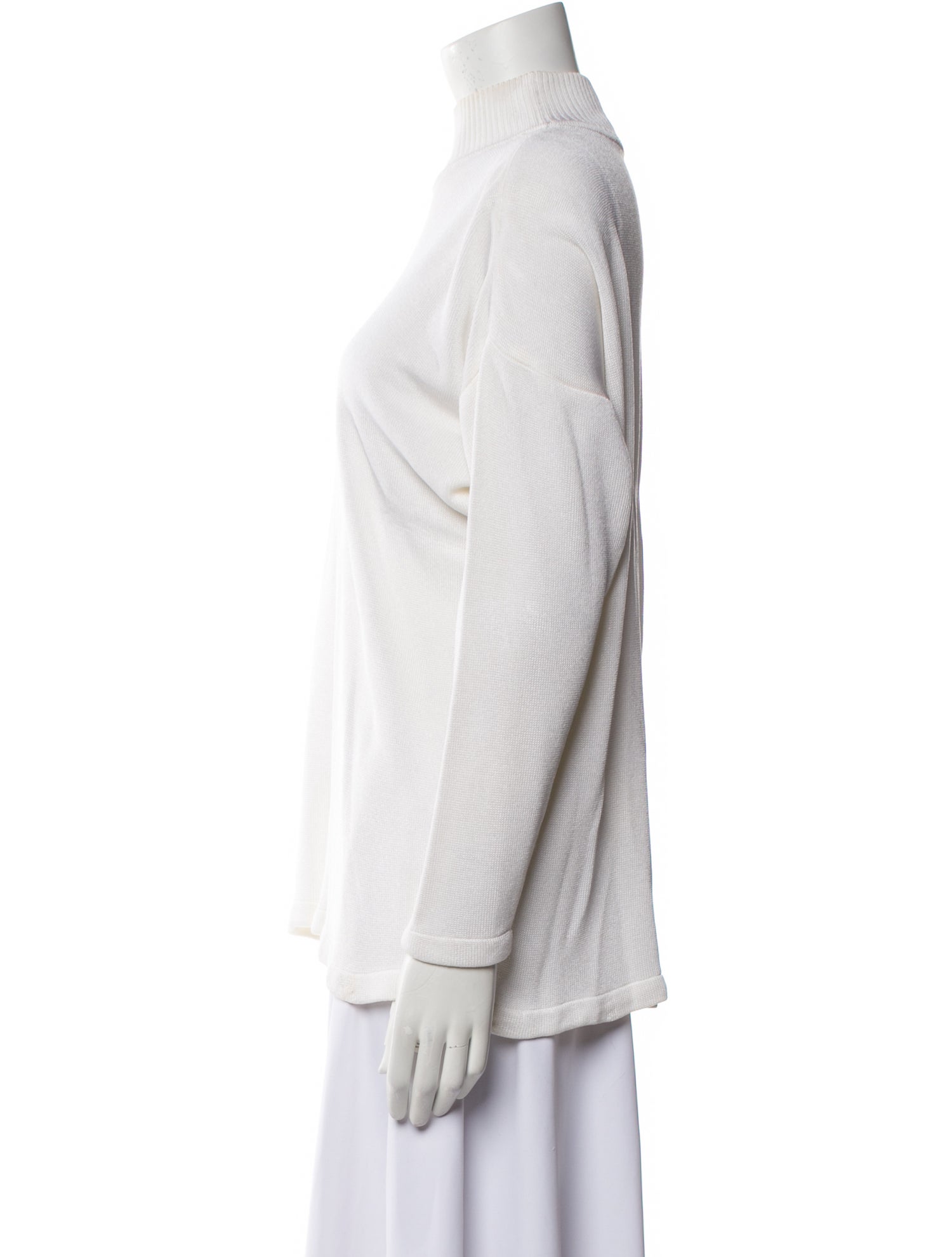 Donna Karan Mock Neck Sweater