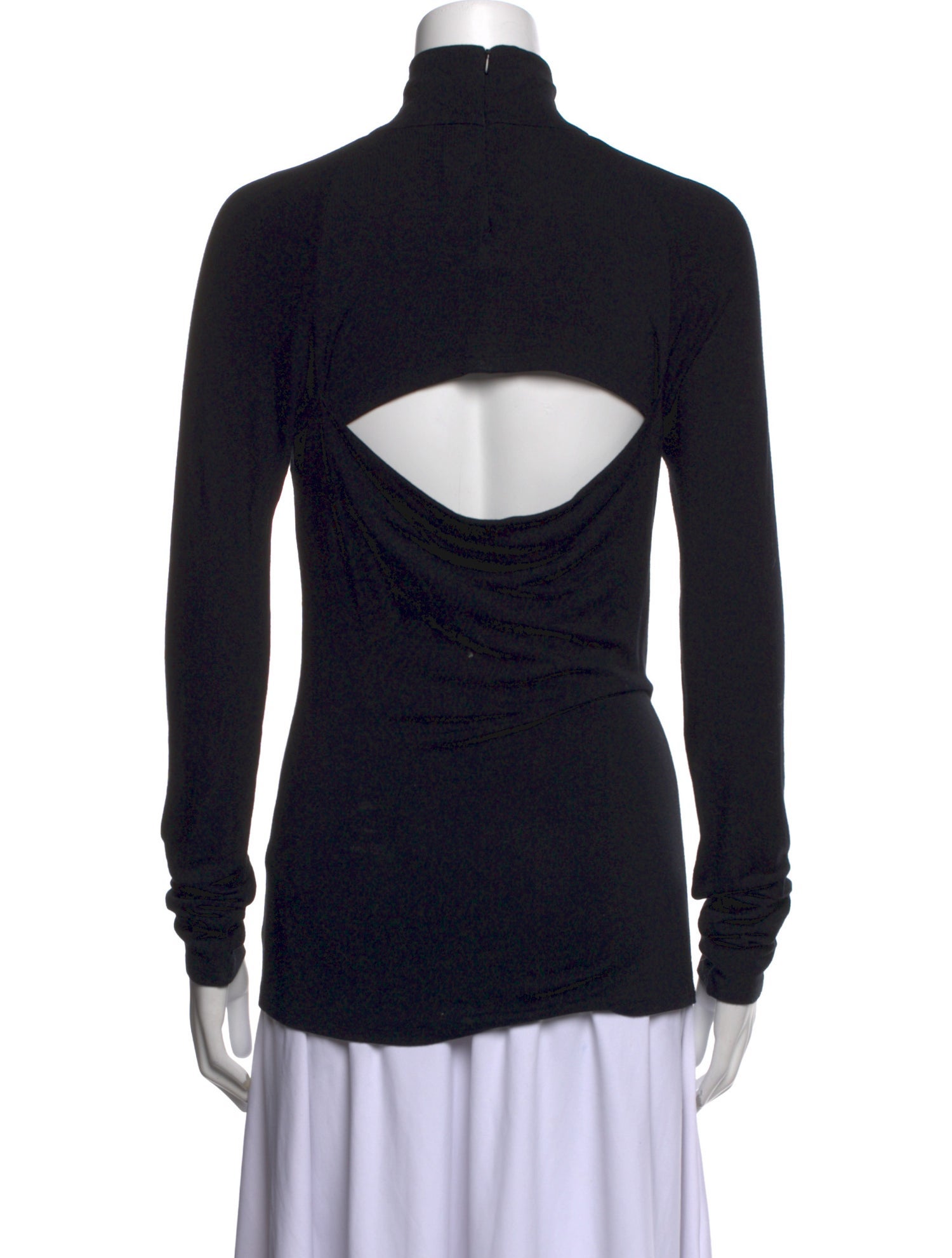 Donna Karan Turtleneck Long Sleeve Top