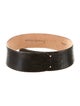 Donna Karan Wide Alligator Waist Belt