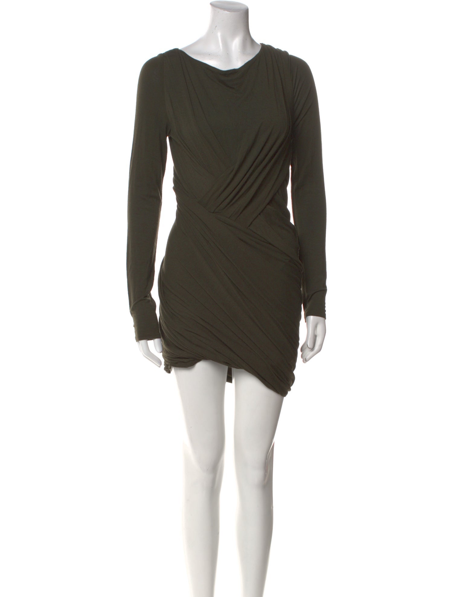 Donna Karan Cowl Neck Mini Dress