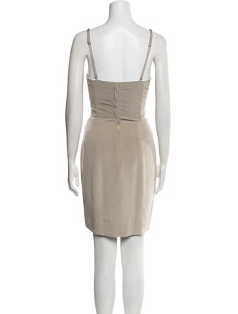 Donna Karan V-Neck Mini Dress