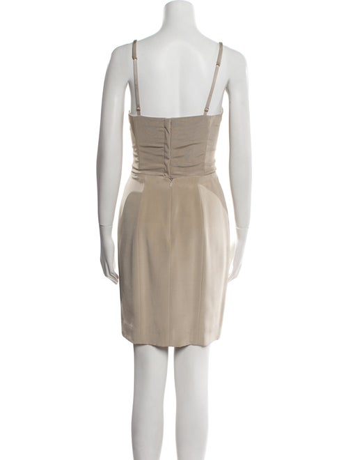 Donna Karan V-Neck Mini Dress