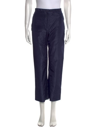 Donna Karan Silk Straight Leg Pants