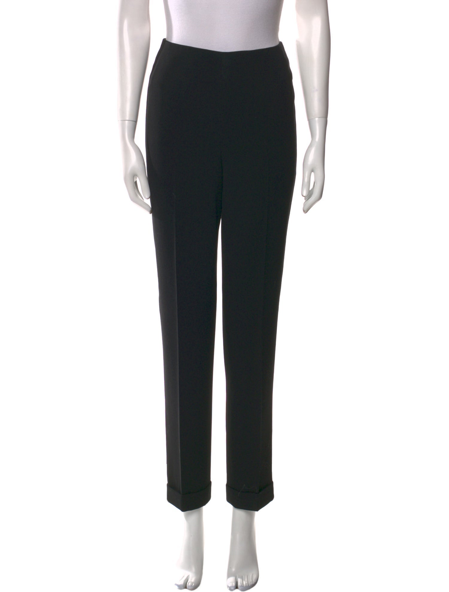 Donna Karan Wool Straight Leg Pants