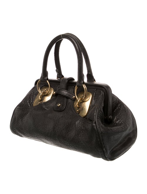 Donna Karan Leather Top Handle Bag