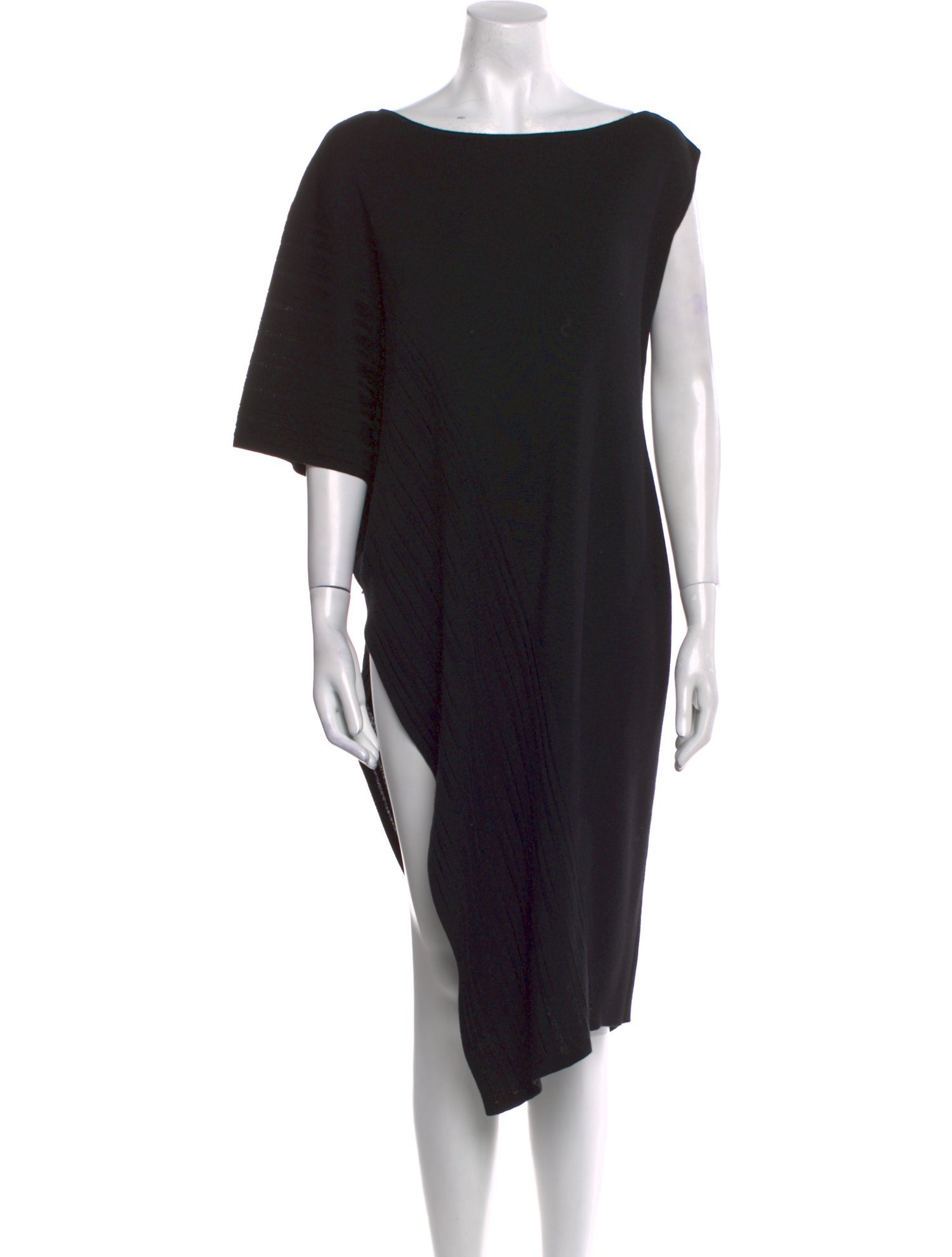 Donna Karan Wool Midi Length Dress