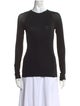 Donna Karan Crew Neck Long Sleeve Top