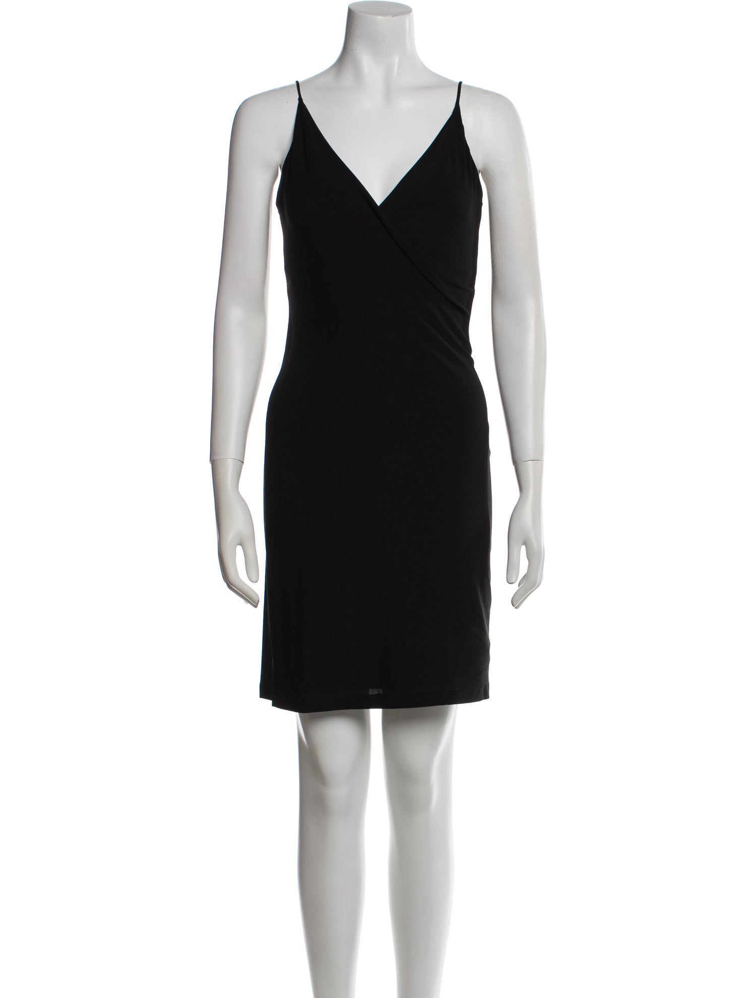 Donna Karan V-Neck Mini Dress