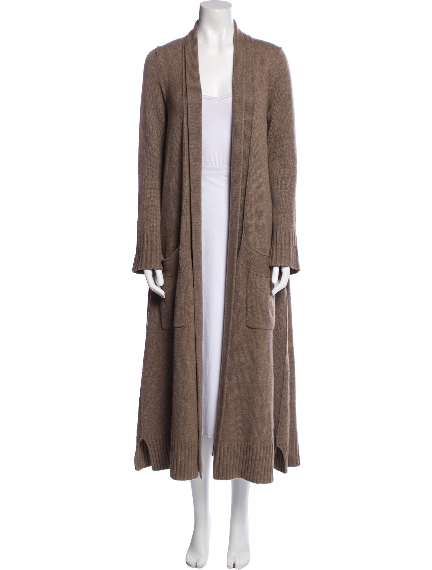 Donna Karan Cashmere Open Front Sweater