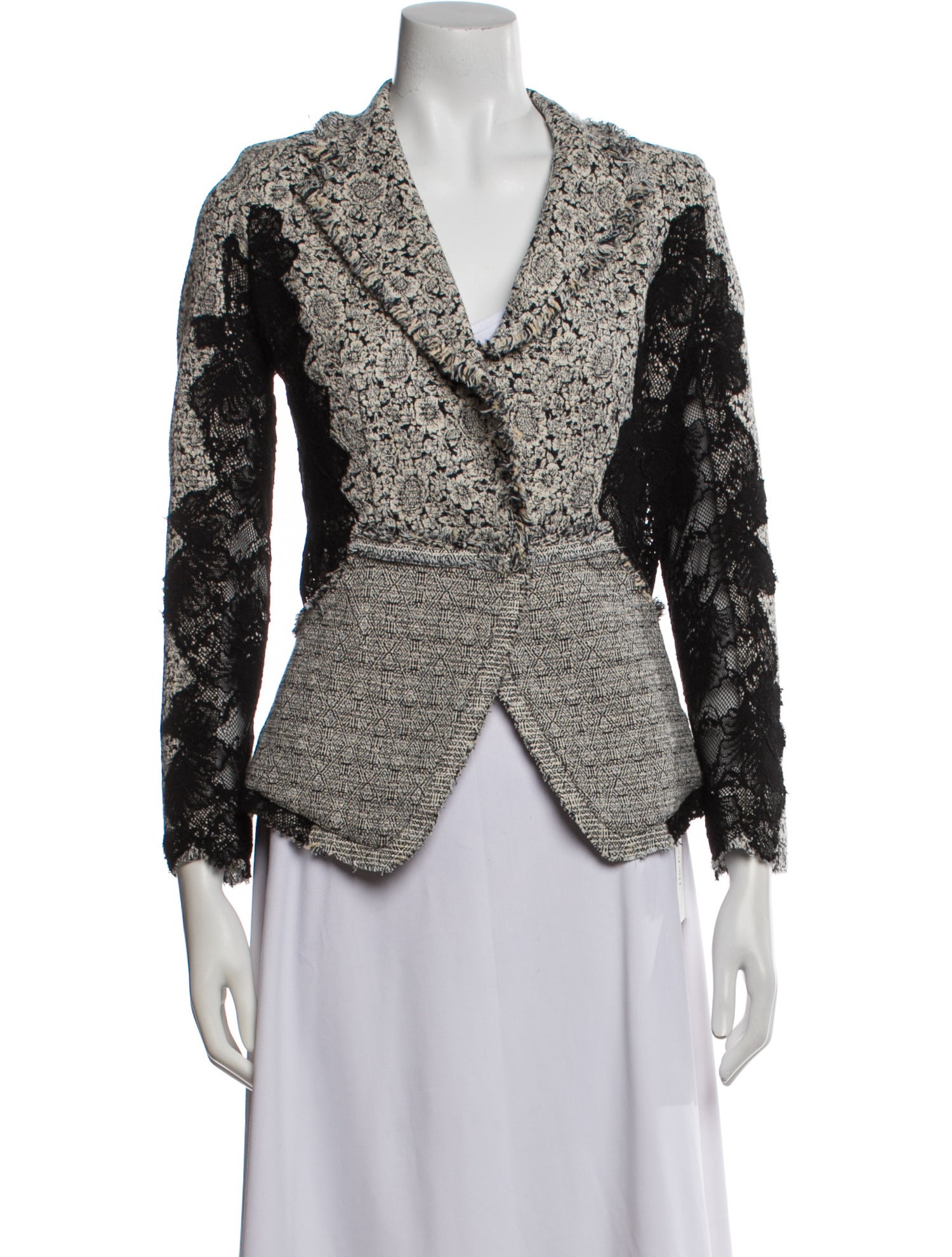 Donna Karan Printed Blazer