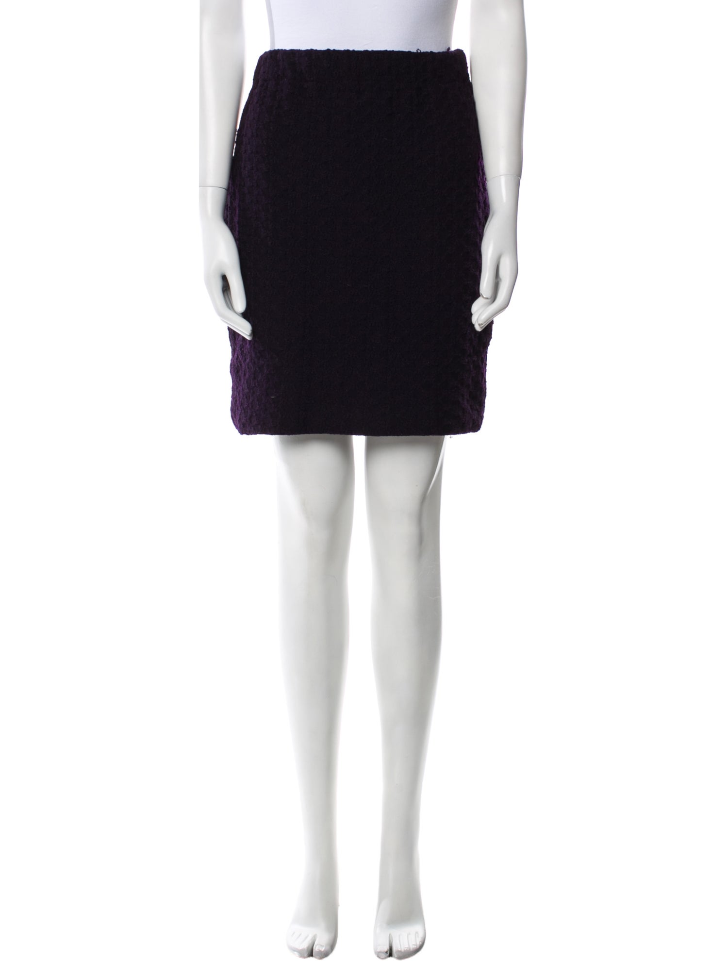 Donna Karan Wool Mini Skirt