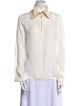 Donna Karan Long Sleeve Polo