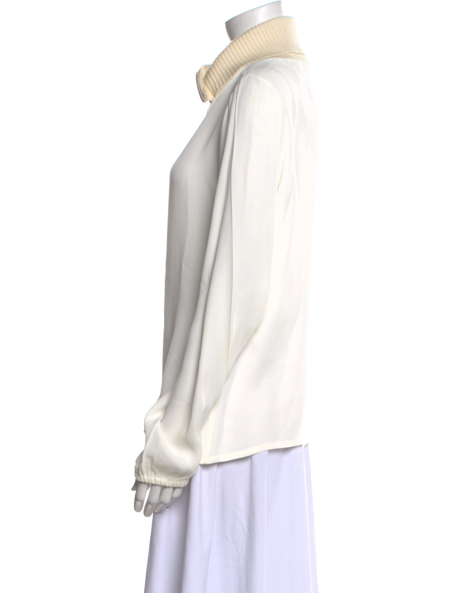 Donna Karan Long Sleeve Polo