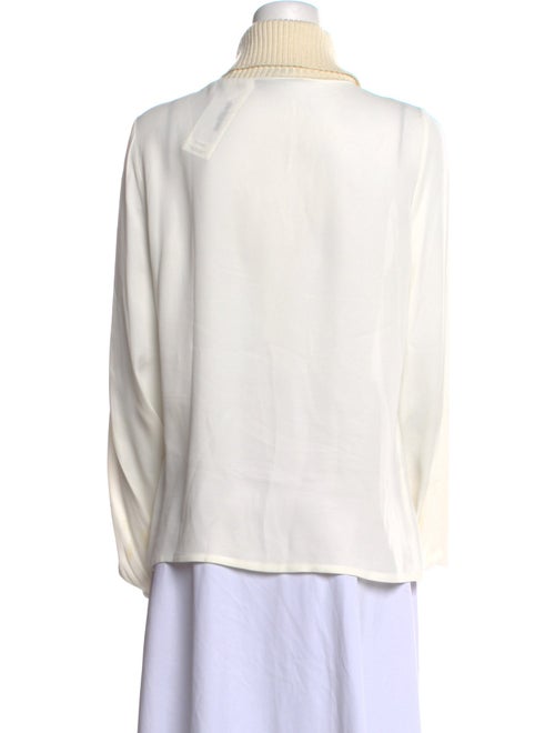 Donna Karan Long Sleeve Polo