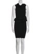 Donna Karan Cowl Neck Midi Length Dress