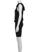 Donna Karan Cowl Neck Midi Length Dress