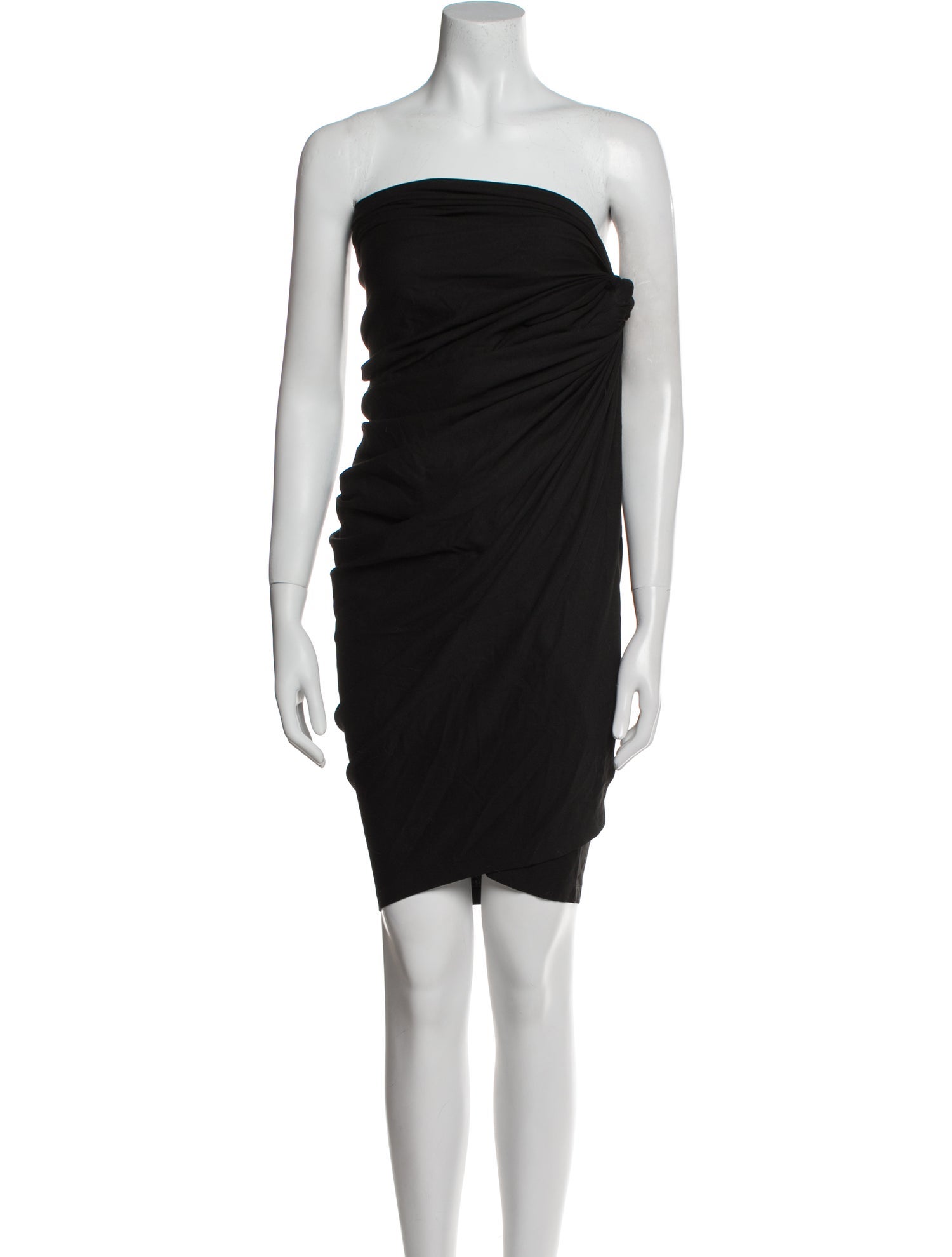 Donna Karan Strapless Knee-Length Dress