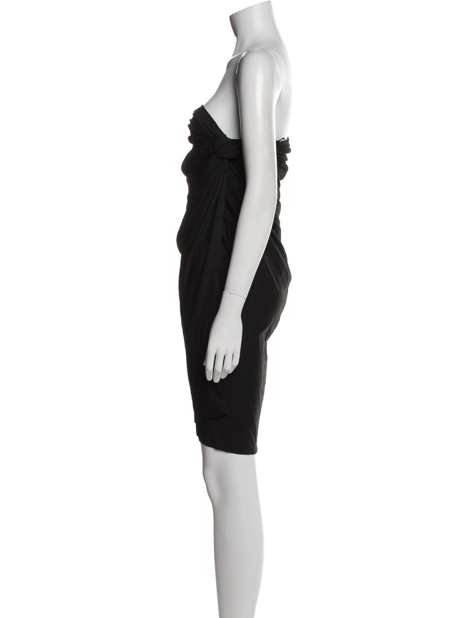 Donna Karan Strapless Knee-Length Dress