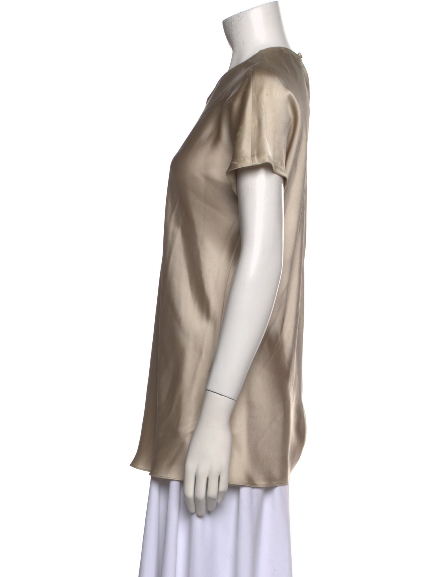 Donna Karan Crew Neck Short Sleeve T-Shirt