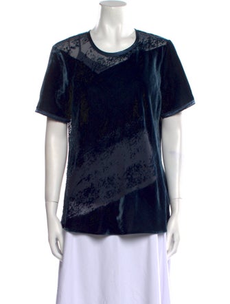 Donna Karan Sequin Printed T-Shirt