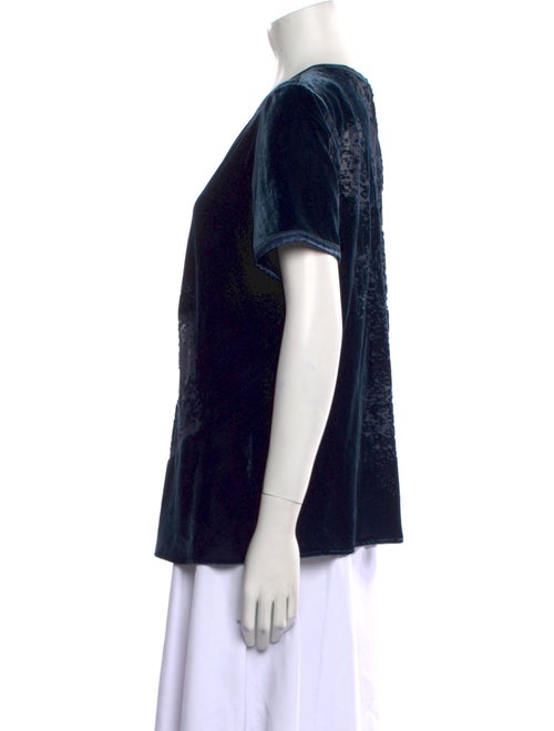 Donna Karan Sequin Printed T-Shirt