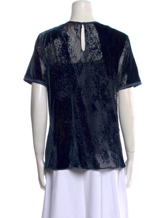 Donna Karan Sequin Printed T-Shirt