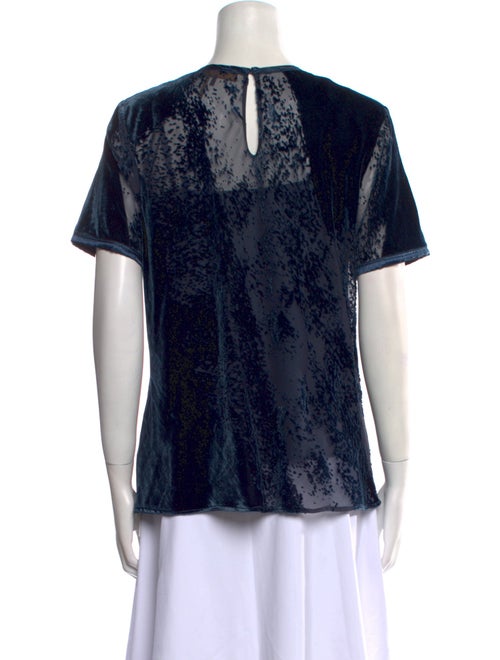 Donna Karan Sequin Printed T-Shirt