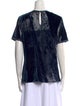 Donna Karan Sequin Printed T-Shirt