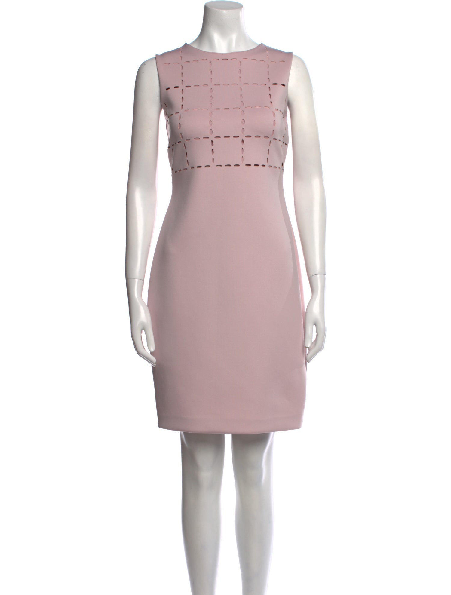 Donna Karan Crew Neck Mini Dress