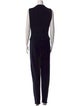 Donna Karan Wool V-Neck Jumpsuit