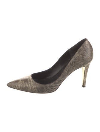 Donna Karan Lizard Animal Print Pumps