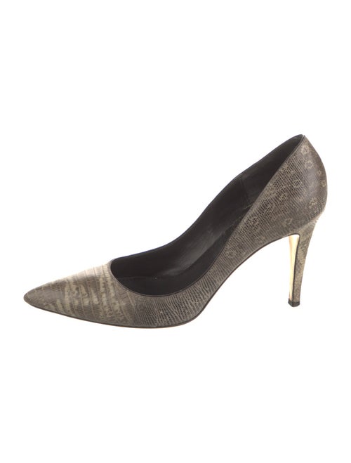Donna Karan Lizard Animal Print Pumps