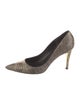 Donna Karan Lizard Animal Print Pumps