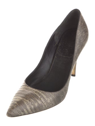 Donna Karan Lizard Animal Print Pumps