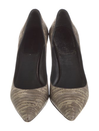 Donna Karan Lizard Animal Print Pumps