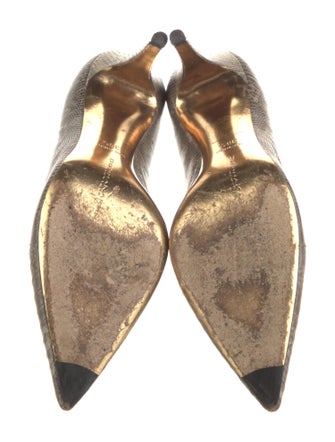 Donna Karan Lizard Animal Print Pumps