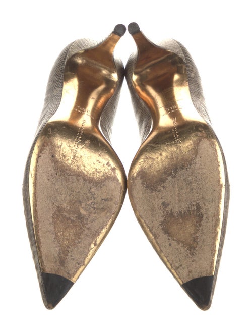 Donna Karan Lizard Animal Print Pumps