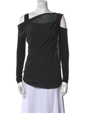 Donna Karan Silk Cowl Neck Romper