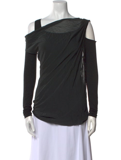 Donna Karan Silk Cowl Neck Romper