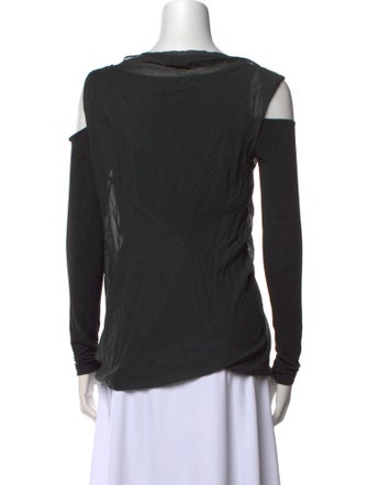 Donna Karan Silk Cowl Neck Romper