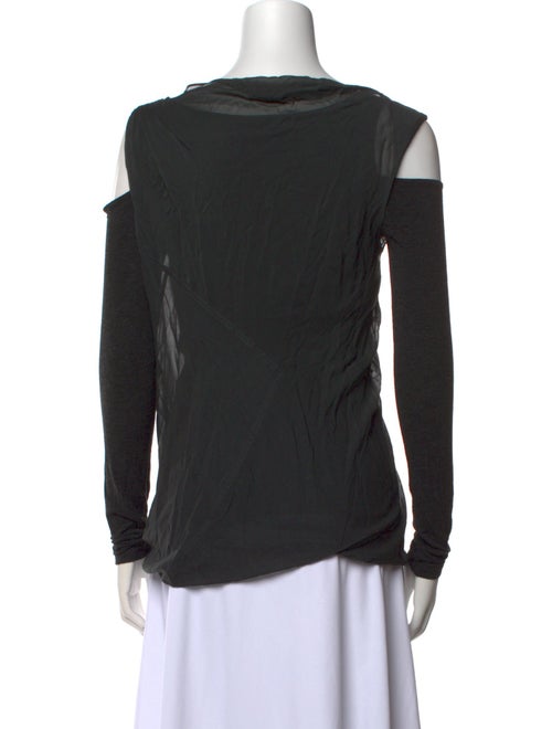 Donna Karan Silk Cowl Neck Romper