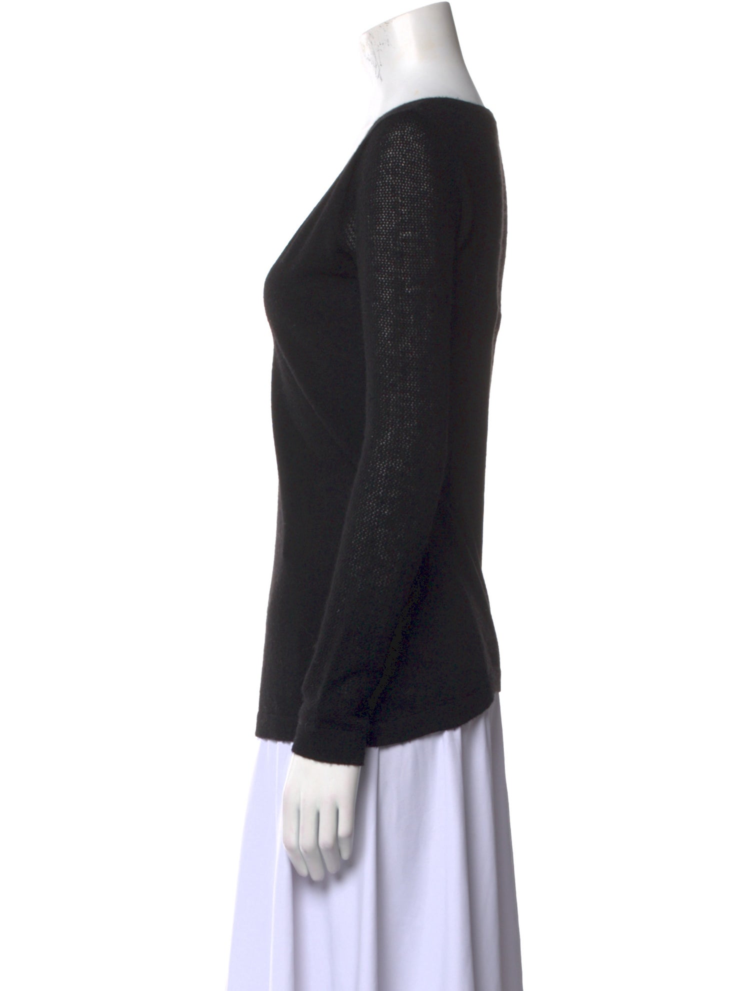 Donna Karan Cashmere V-Neck Sweater
