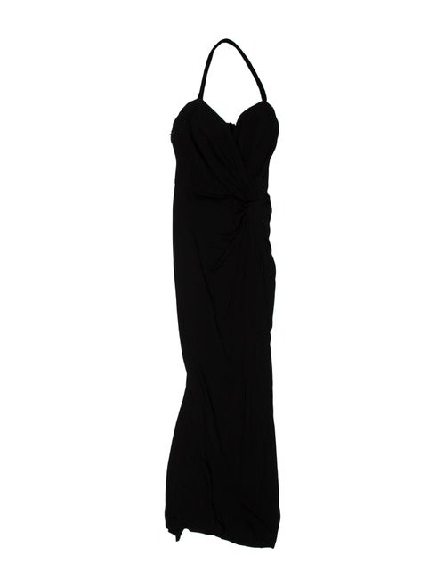 Donna Karan Cowl Neck Long Dress