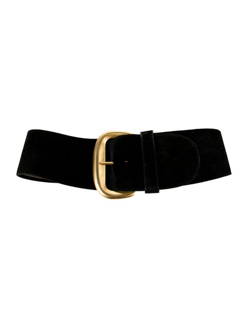 Donna Karan Wide Suede Waist Belt